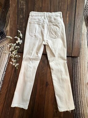 Daze Jeans - Just Right white Distressed Sz:25
